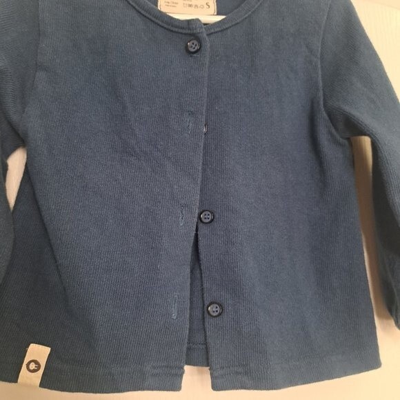 Arim Closet Dusty Blue Knit Cardigan - Picture 4 of 5